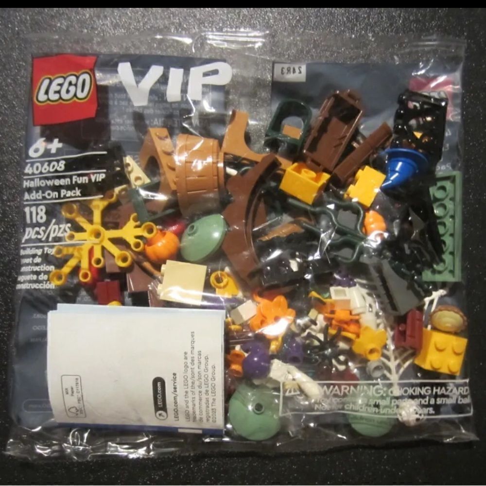 Lego Halloween Fun VIP Add On Pack 40608 NEW SEALED POLYBAG